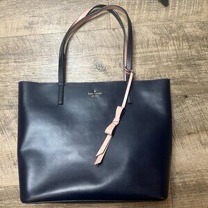 Navy Blue Kate Spade Tote Bag